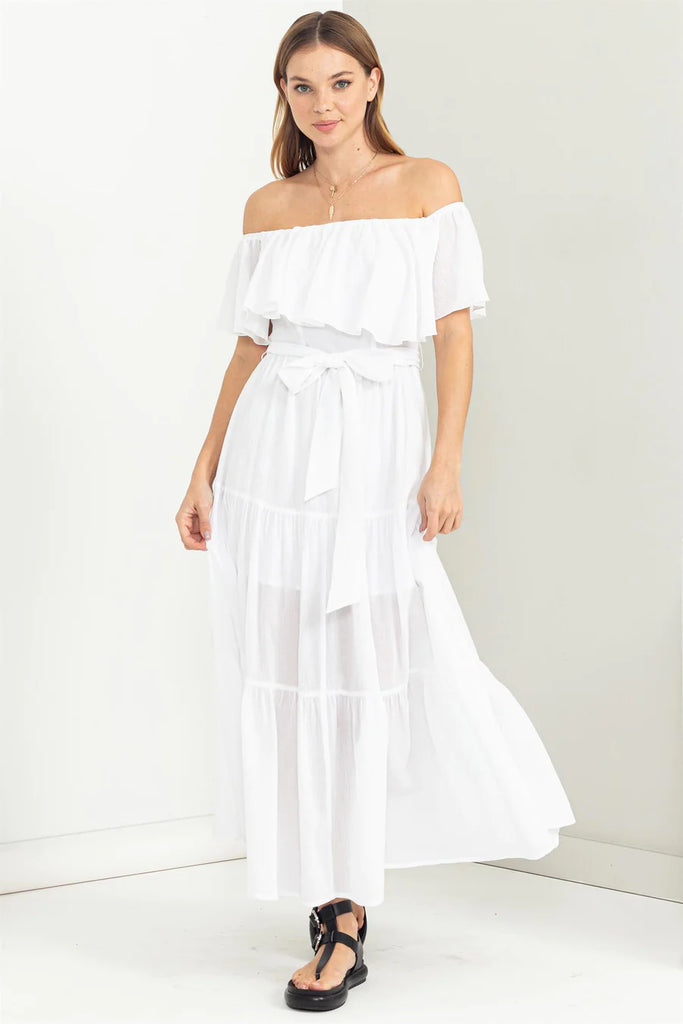 Off Shoulder Dress 2 Colors!