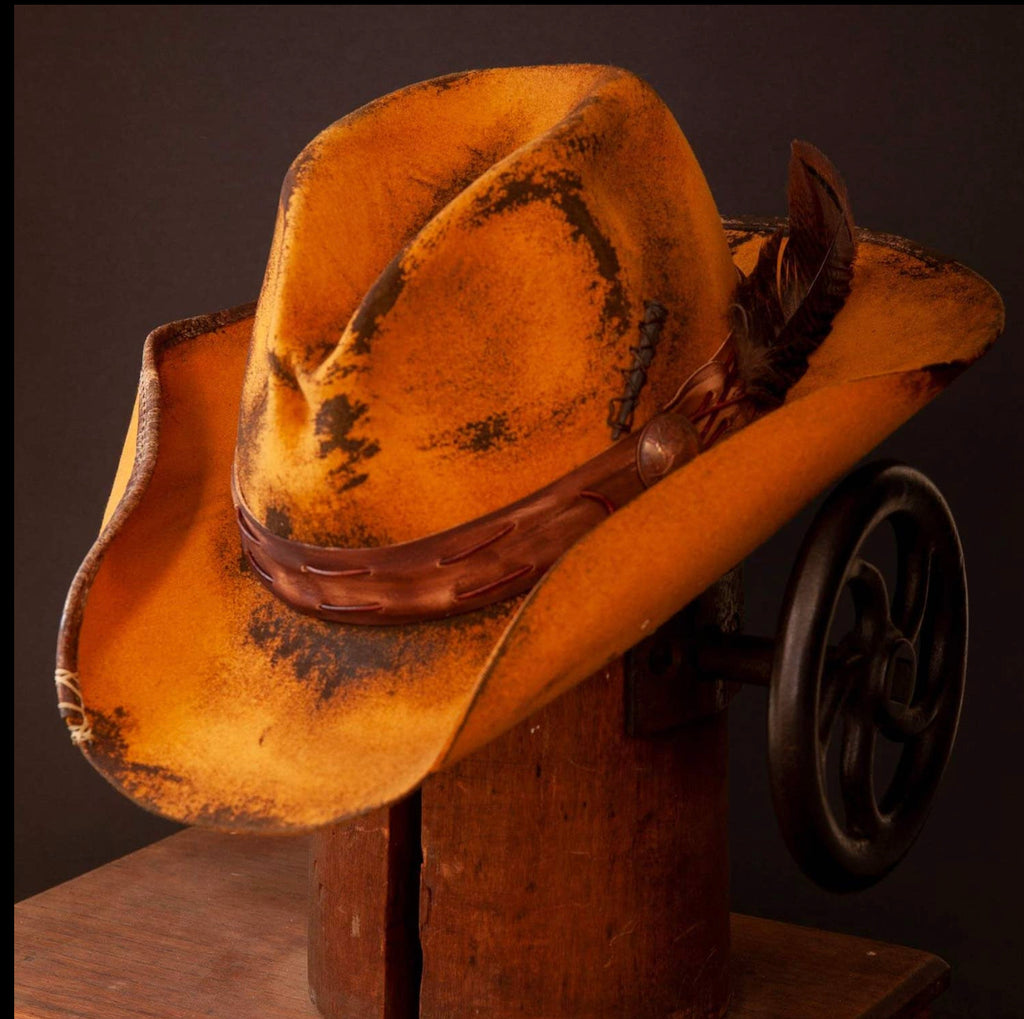 The Drifter Handmade Distressed Cowboy Hat