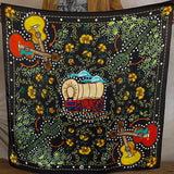 Porter Black Shorty Silk Wild Rag