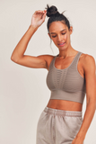 Laser Cut Seamless Sports Bra