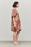 Cotton Linen Blend Casual Sack Dress