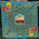 Porter Long Tall  Wild Rag Turquoise Long Tail