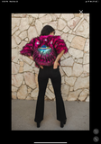 Planet Queen Crop Faux Fur Jacket