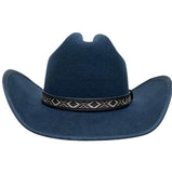 Navy Felt Cowboy Hat