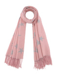 Cashmere & Silk Reversible Star Scarf 5 Colors
