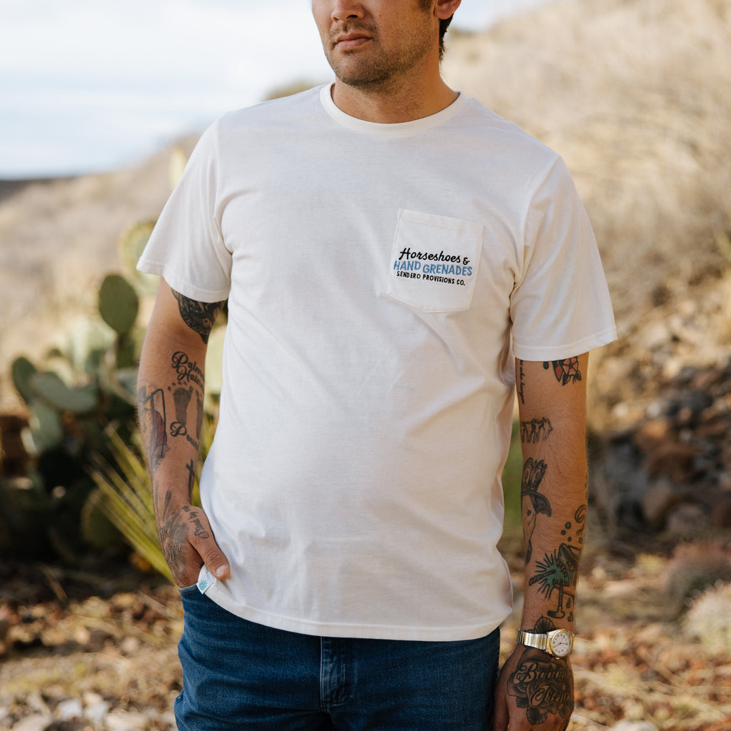 “Close” Horseshoes and Gernades Unisex Tee