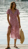 Riley Ditzy Babydoll Maxi Dress