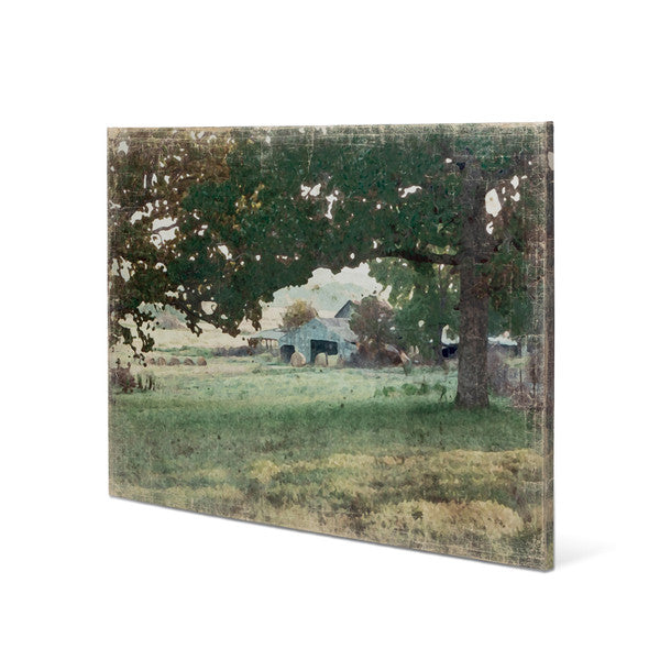 The Old Barn Vintage Canvas Print