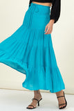 Turquoise Maxi Skirt