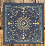 Black Galaxy Mandala Silky