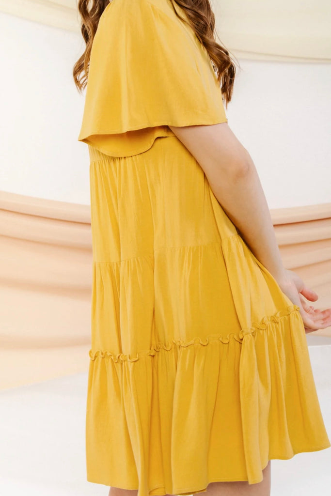 Mini Dress Sunshine Yellow