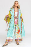 My Beauty Topper Reversible Embroidered Kimono in Two Colors