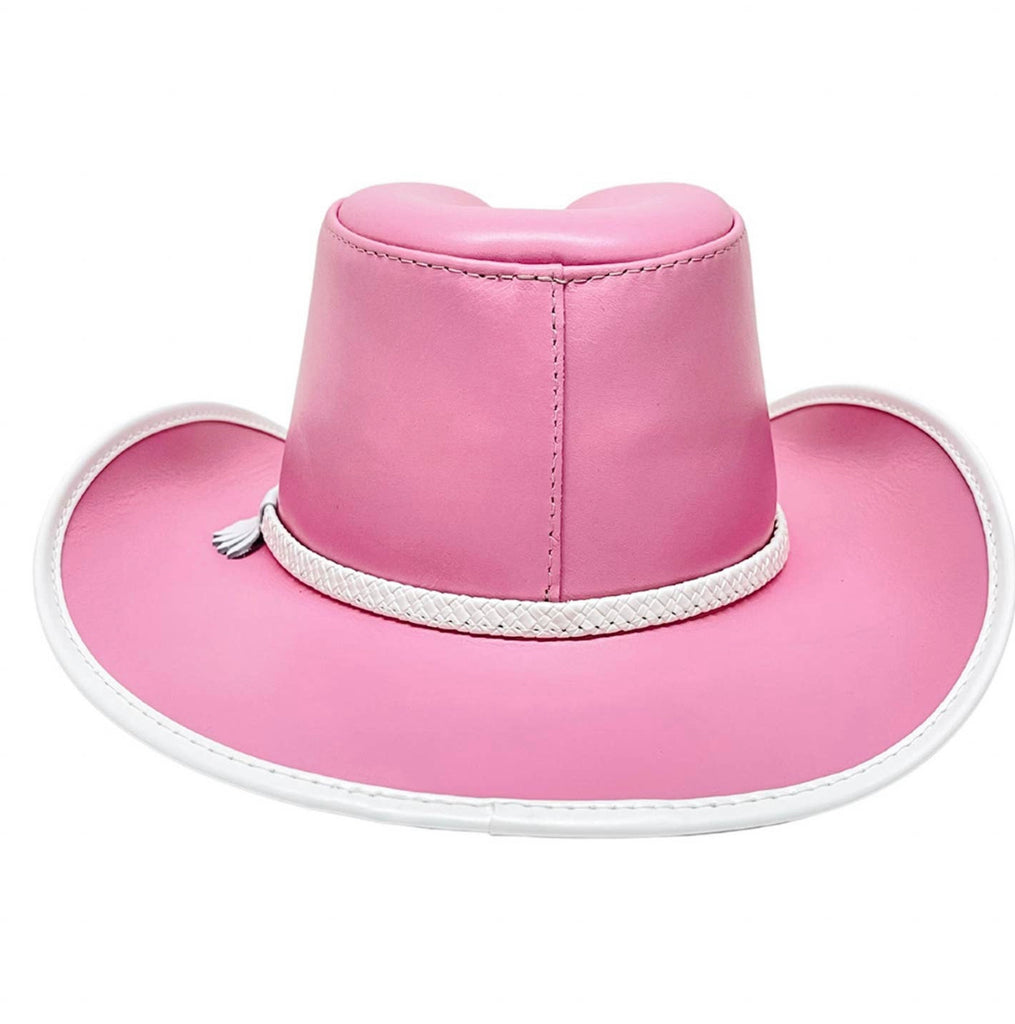 Pink Barbie Leather Hat