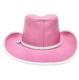 Pink Barbie Leather Hat