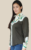 San Jose Cactus Pearl Snap Shirt
