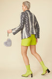 Vegan Python Snakeskin Blazer Jacket