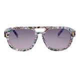 Ziggy Swirl Plum Sunglasses