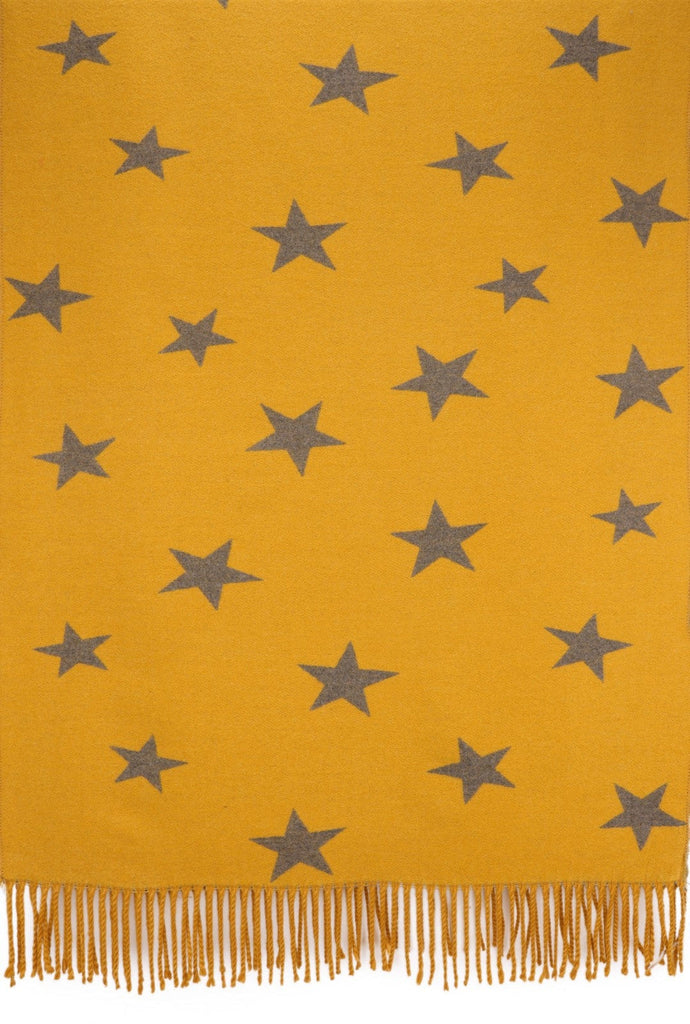 Cashmere & Silk Reversible Star Scarf 5 Colors