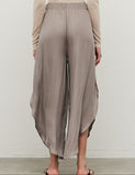 Flowy Satin Split Side Pants