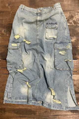Ruffle It Up Velvet Pants - Golden