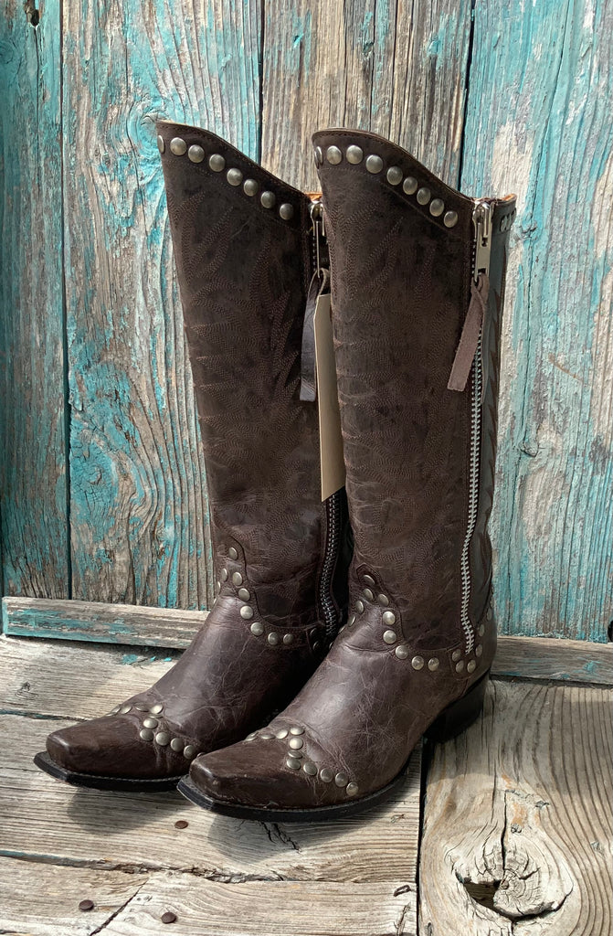 Old Gringo Brown Rock Razz Boots 8M EUC