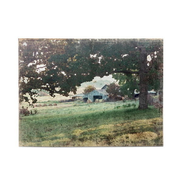 The Old Barn Vintage Canvas Print