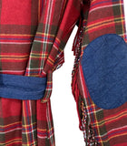 Camp Berkshire Plaid Crested Coat M