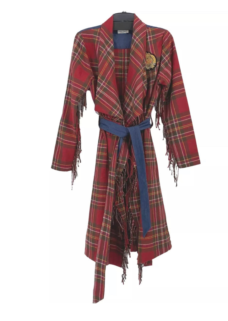 Camp Berkshire Plaid Crested Coat M Camp Berkshire Plaid Crested Coat M