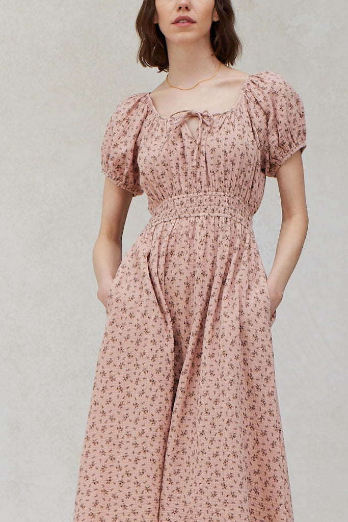 Floral Print Midi Dress