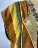 Vintage Overdyed Serape Vest One of a Kind!