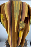 Vintage Overdyed Serape Vest One of a Kind!