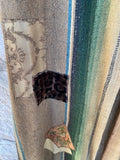 Midi Vintage Serape Vest with Antique Patch
