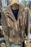 Vintage Double D Ranch Cheetah Chick Jacket M