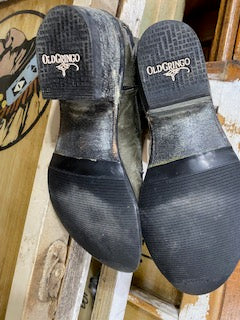 Old Gringo Short Inlay Distressed Boots 6.5