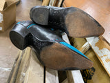 Mahan Turquoise and Black Boots 7.5
