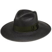 Stetson Tri-City Rigid Straw Hat Black or Natural