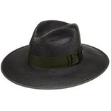 Stetson Tri-City Rigid Straw Hat Black or Natural