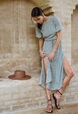 Nell High Neck Midi Dress