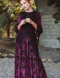 Capulet Burnout Velvet Dress with Slip