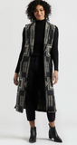 Pendleton HARDING LONG WOOL VEST Black & Grey