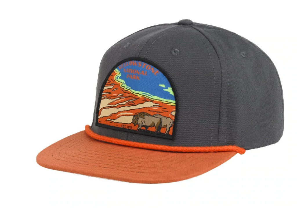 Yellowstone National Park Flat Bill Cap