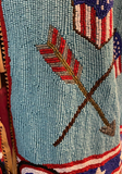 Ropa Hairston Roberson Beaded Vest American Indian Horse Stars Fringe