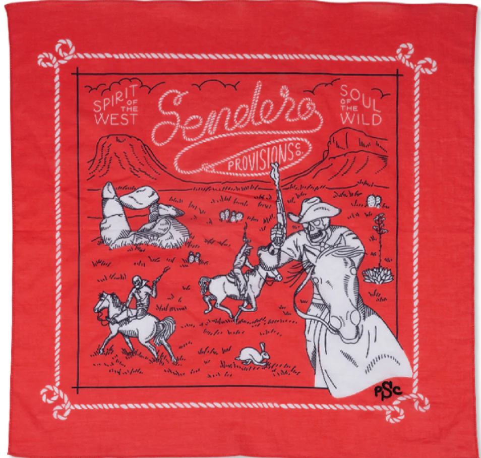 Skeleton Riders Red Bandana