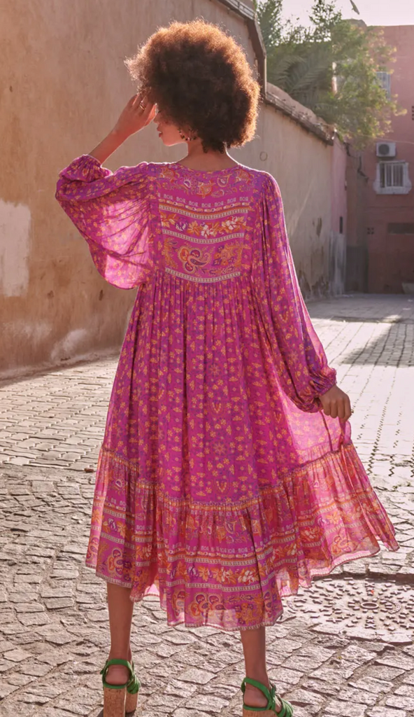 SPELL Madame Peacock Boho Dress