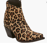 Ankle Leopard Hair On Boots
