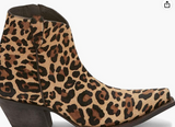 Ankle Leopard Hair On Boots