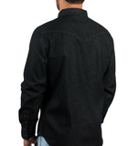 The Wyatt Western Men's Shirt Midnight Black