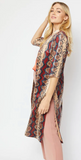 Snakeskin Maxi Jacket One Size