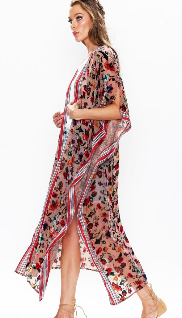 When I Close My Eyes Kimono One Size