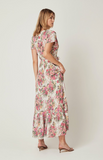 Provence Faux Wrap Maxi Dress-Natural